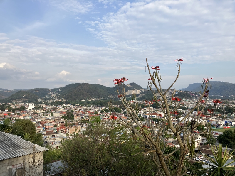 Panoramic view looking over San Cristobal de las Casas.